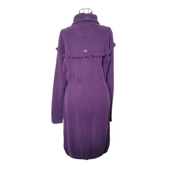 ESCADA SPORT Mock Neck Knee-Length jacket. Purple. Small - Picture 2 of 12